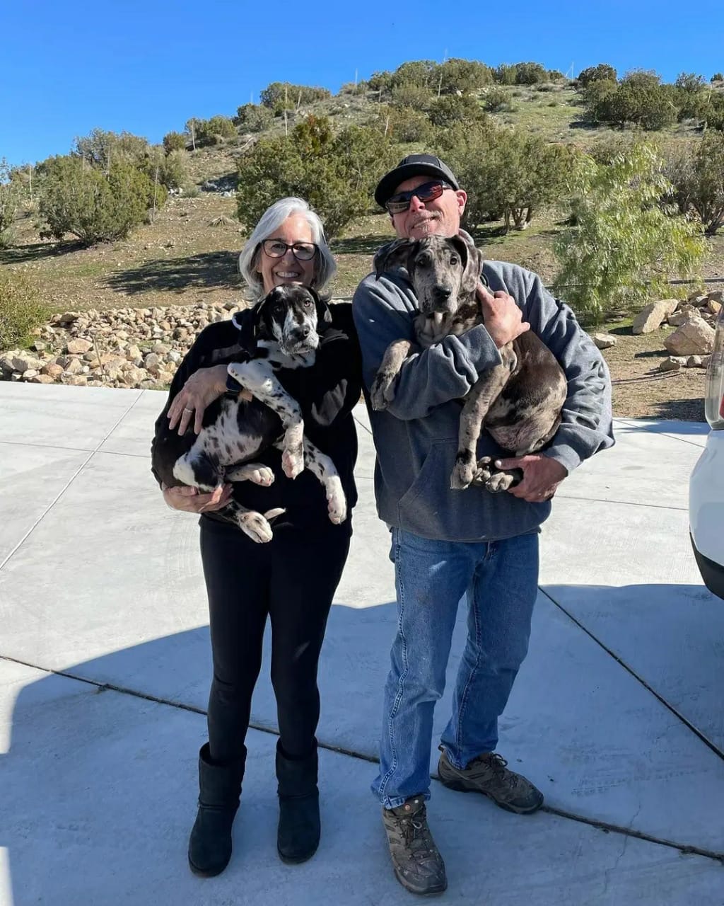 Robert & Diane Chen with Onyx & Ivy
